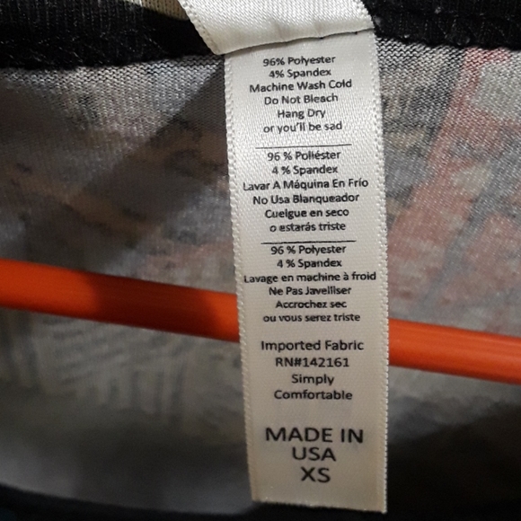 BUNDLE (4) LuLaRoe TUNIC / SWING SHIRTS SZ XS - Picture 6 of 7